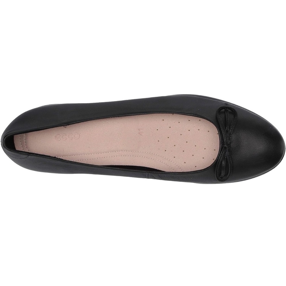 Black Ecco Touch Ballerina 2.0
